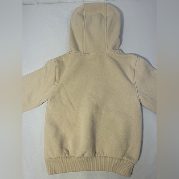 Nike Toddler Sweatsuit Set Hoodie Top Joggers Pants Beige Tan XS 4 Unisex Fleece - Picture 12 of 15